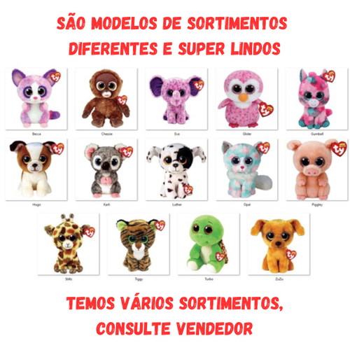 Pelucia Ty Beanie Boo Toyng Coruja Roxa MoonLight 44098 em Pelucia Ty Beanie Boo Toyng Coruja Roxa MoonLight 44098 em