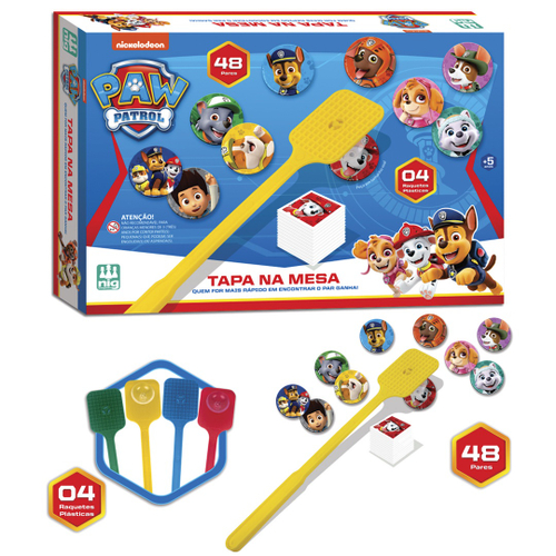 Jogo Divertido Tapa Na Mesa Patrulha Canina - Pronta Entrega