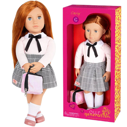 Roupa de boneca escolar casual para bonecas americanas de 45