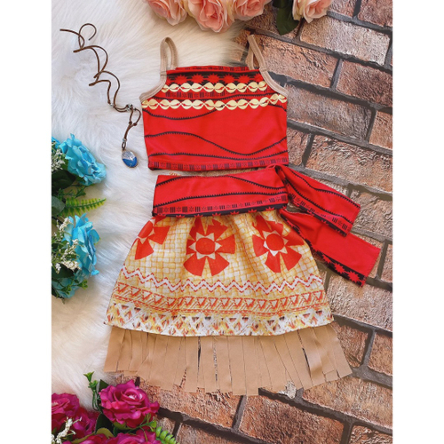 Vestido De Festa Infantil Moana Moana baby na Americanas Empresas