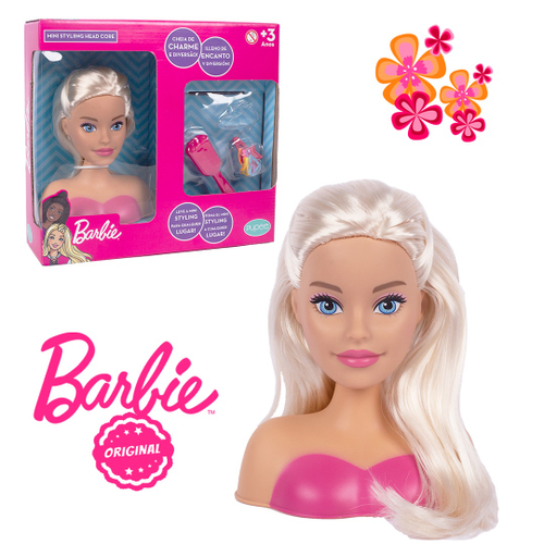 Boneca Barbie Styling Head Hair Busto Barbie Acessórios E maquiagem Mattel  - Ri Happy