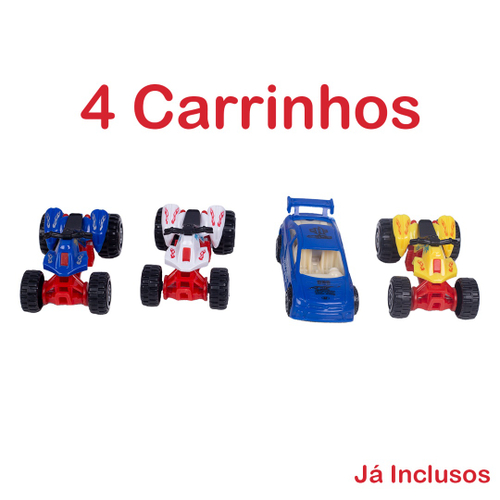 Pista De Carrinho Brinquedo Corrida Posto Gasolina Garagem Infantil em  Promoção na Americanas