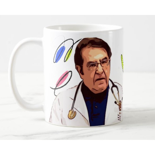 Caneca Agora chega de joguinhos Dr. Nowzaradan Quilos Mortais programa de  tv kilos mortais dieta 1200 calorias+ descanso de caneca