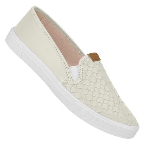 Slip On DAFITI SHOES Lasercut Branco - Compre Agora