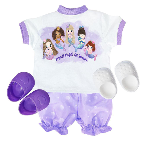 Kit Roupa Boneca Baby Alive Comilona Mundo Mágico Das Sereia no Shoptime