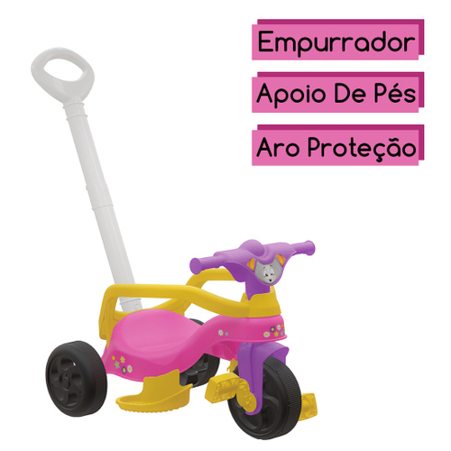 Triciclo Velotrol Infantil Bebe Motoca Menino em Promoção na Americanas