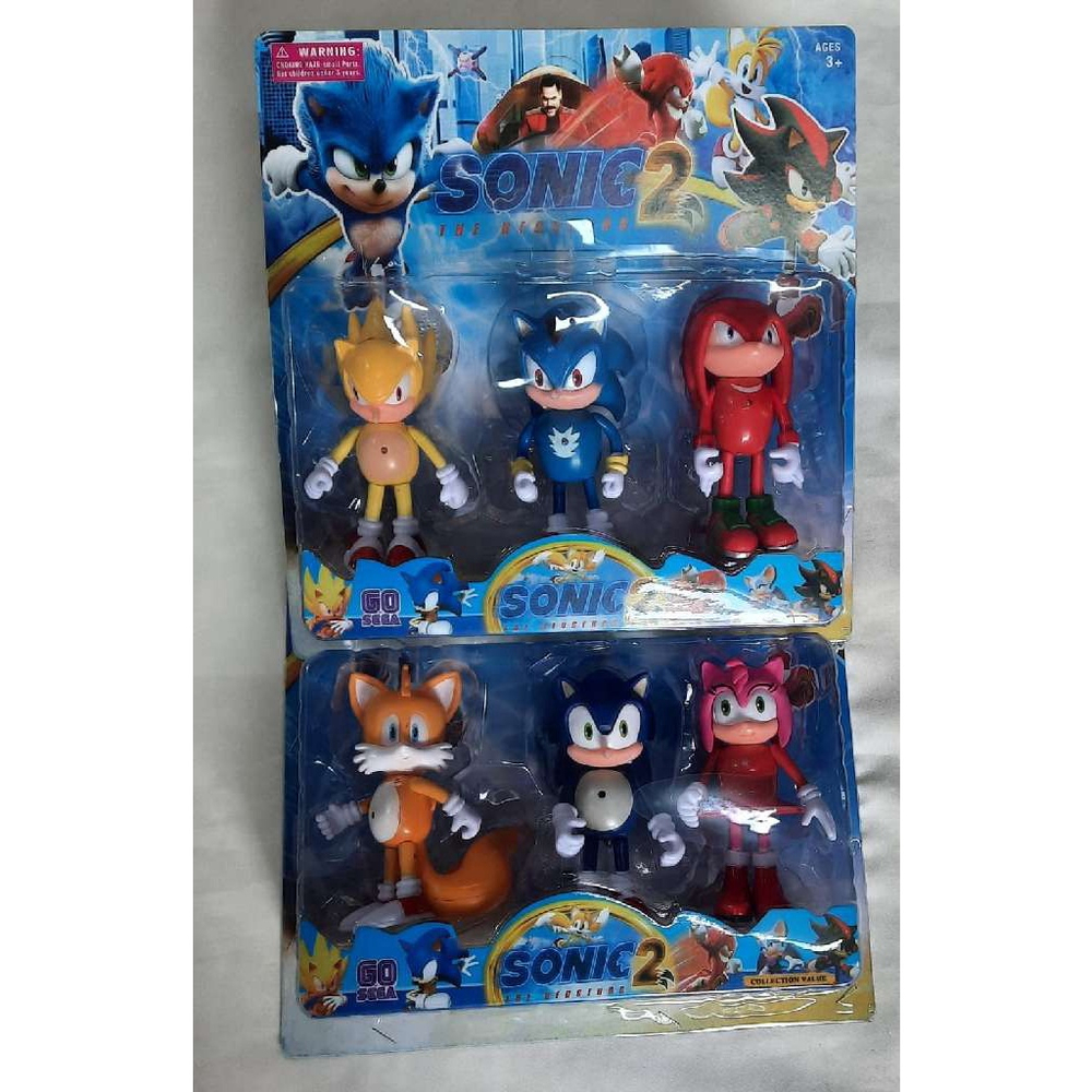 Kit Sonic Com 6 Bonecos e Seus Amigos em Promoção na Americanas