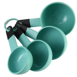 Conjunto 4 Xícaras Medidoras Azul Cozinha Luxo Kitchenaid