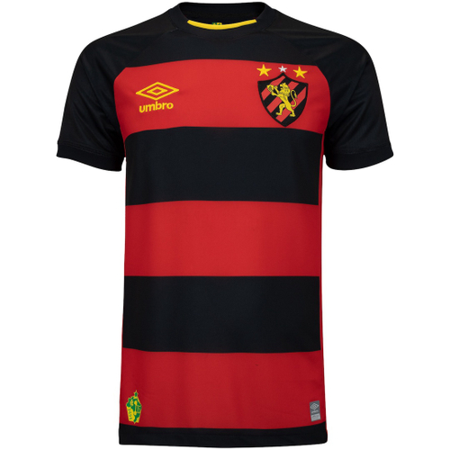 Camisa Sport Recife 1 Home 22/23 Torcedor Umbro Massculina - Vermelho e  Preto