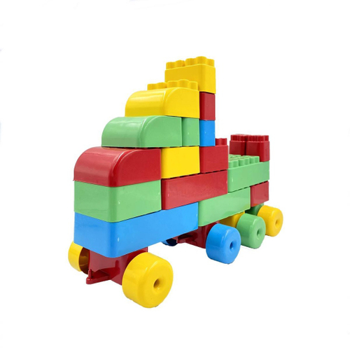 Brastoy Blocos De Montar Construção Brinquedo Educativo Infantil (128  Peças) : : Brinquedos e Jogos