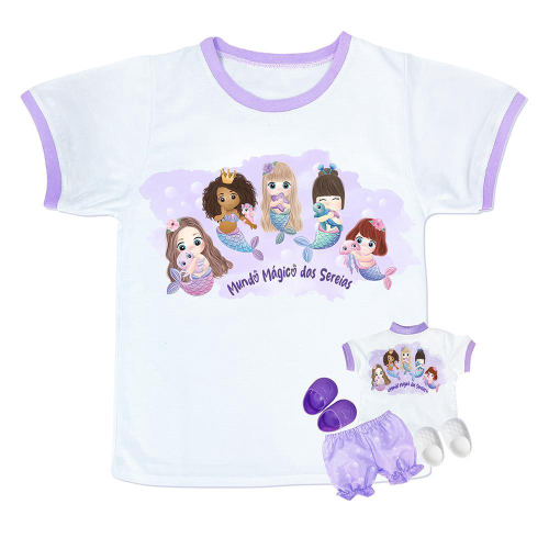 Kit Roupa Boneca Baby Alive Comilona Mundo Mágico Das Sereia no Shoptime