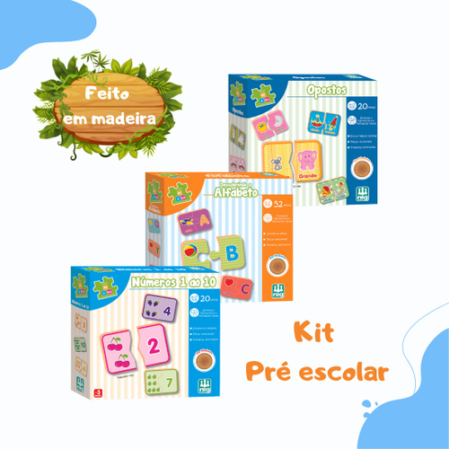 Kit Jogos Educativos Didático Educativo Infantil Pedagógico em