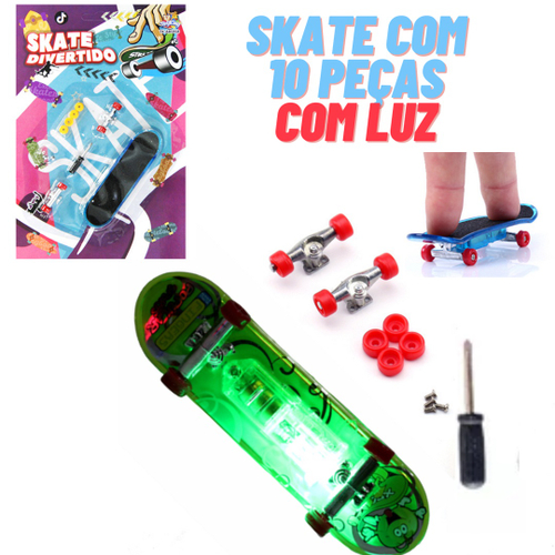 Skate De Dedo Fingerboard Profissional Completo Smile no Shoptime