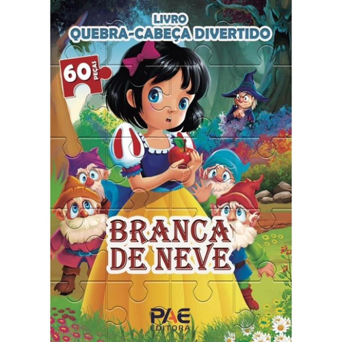 Quebra Cabeça Duplo Branca De Neve E Nemo Divertido Infantil