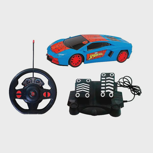 Carrinho de Controle Remoto 3 Funções Marvel Homem Aranha Candide 5812