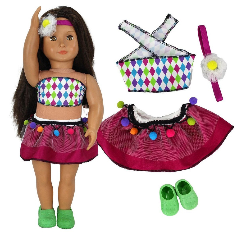 Kit Roupa Boneca Our Generation - Fantasia Circo - Casinha 4 na Americanas  Empresas