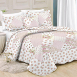 Kit Cobre Leito Casal Frame Com Porta Travesseiros Matelassê