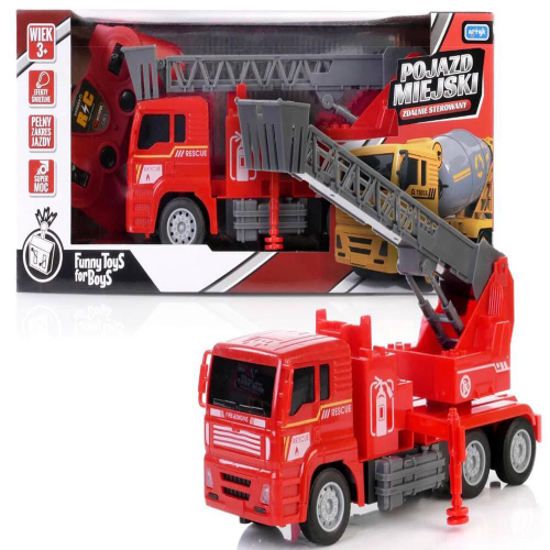 Caminhão Guindaste com Fricção - TruckCar Luz e Som - Azul - 25cm - 1:16 -  Yes Toys - superlegalbrinquedos