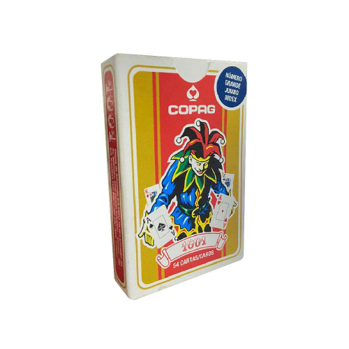 JOGO BARALHO COPAG 1001 COM 110 CARTAS