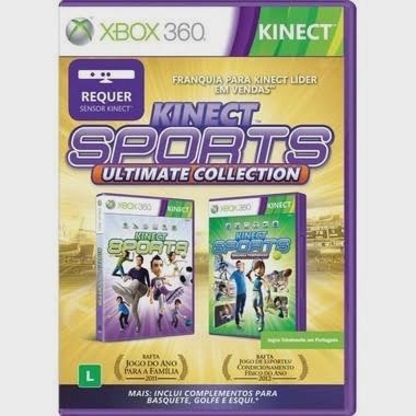 Box e manual em português do jogo Xbox 360 kinect sports. - Casa