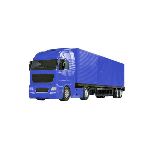 Caminhao Bau Iveco hi-way Azul Usual Brinquedos 339 na Americanas Empresas