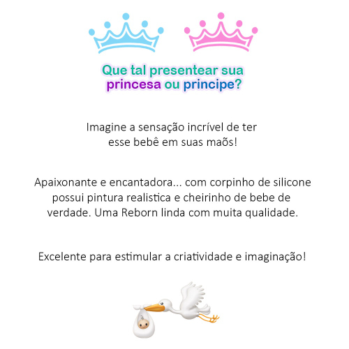 Boneca Bebe Reborn Girafinha Silicone 25 Itens Com Bolsa na Americanas  Empresas