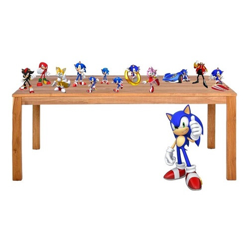 Festa Sonic - Display de Mesa - Faça em Casa 