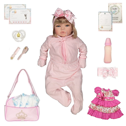 Boneca Reborn Baby Dolls Barata Realista na Magazine Luiza