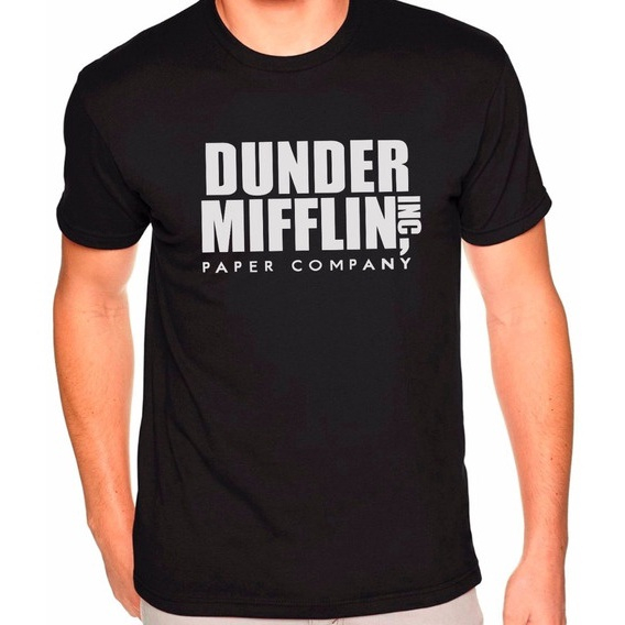 Camiseta feminina algodao Dunder Mifflin Paper Company inc em Promoção na  Americanas