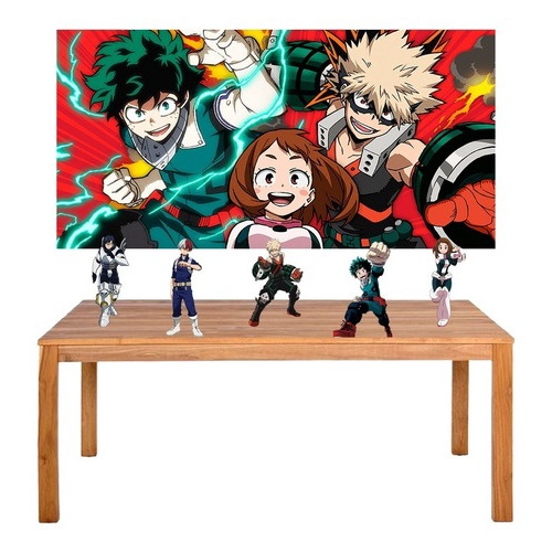 Kit Festa Boku No Hero - My Hero Academia Decoração Simples