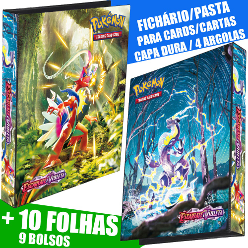 Álbum Pasta tipo Fichário compatível com Card Pokémon - Charizard