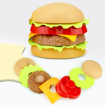 Tuseang Casa Play Fast Food Set, Brinquedo De Cozinha Infantil Jogo De  Comida Acessórios De Cozinha Brinquedo De Comida E Hambúrguer E  Cachorro-quente De Plástico, Adequado Para Jogos De Vestir, Presentes De