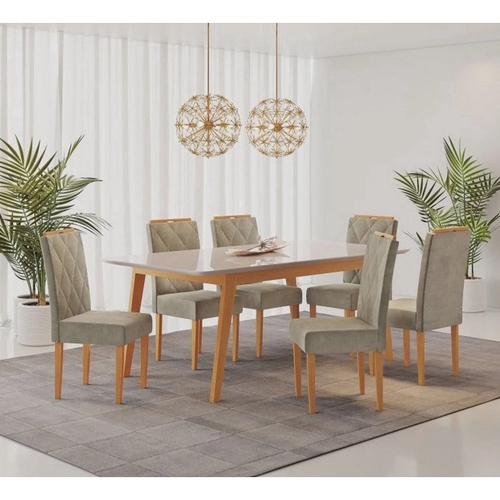 Conjunto Mesa e 4 Cadeiras Diamante - Área Externa