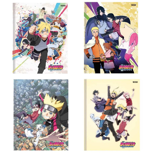 Caderno de Capa Dura Universitário Anime Boruto Filho Naruto - TECH KING -  Caderno Escolar / Universitário - Magazine Luiza