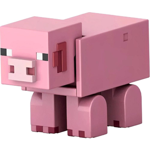 Boneco Personagem Do Jogo Minecraft Porco