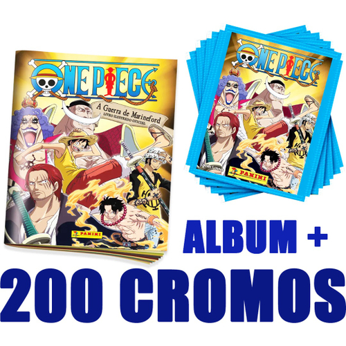 Álbum Figurinhas One Piece Panini Completo