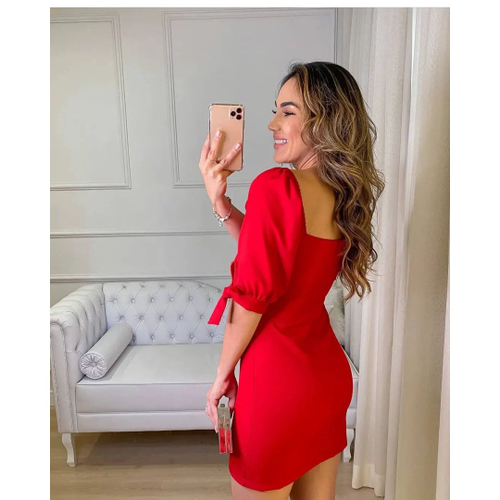 Vestido ciganinha hot sale vermelho