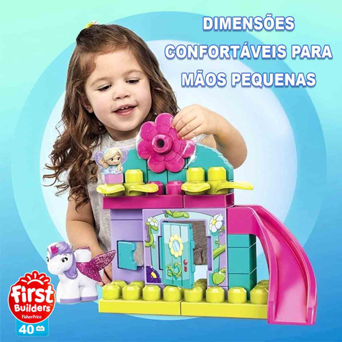 Bloco de Montar Megablocks Jogo Construção Fisher-Price HHM96