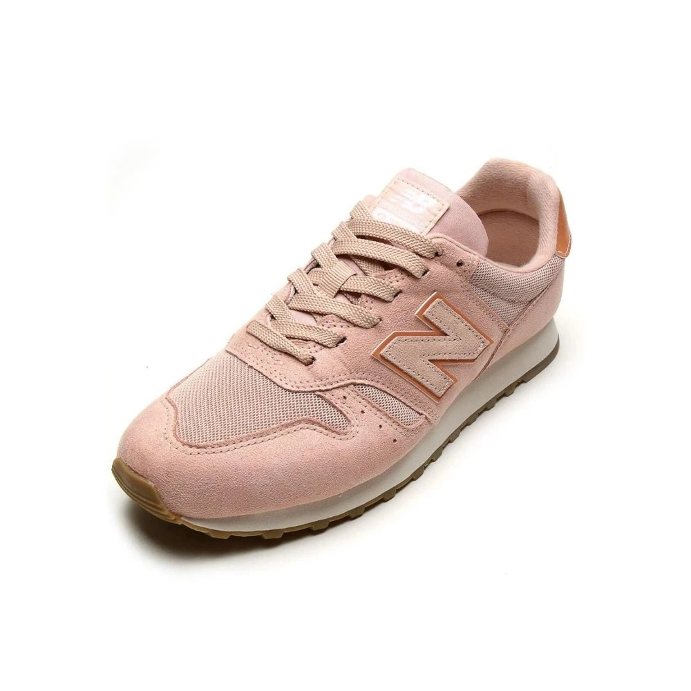 T nis New Balance WL373 Feminino Rosa Ouro em Promo o na