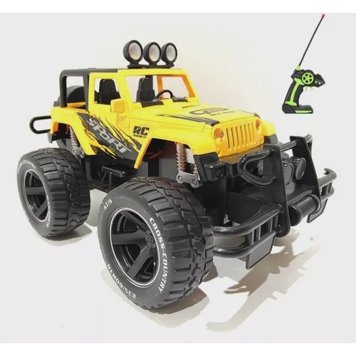 Carro Carrinho De Controle Remoto Jeep Rally Off-Road 4X4 no Shoptime