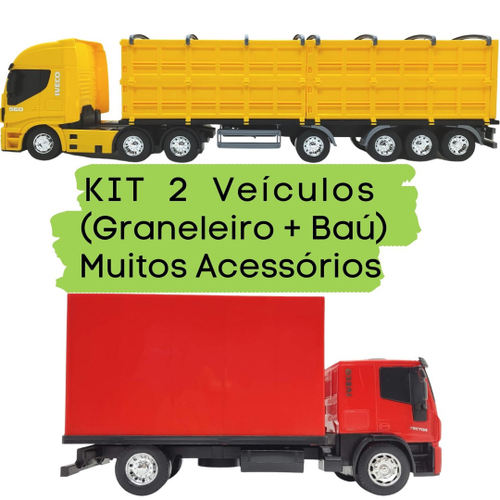 Miniatura Carreta Brinquedo Carrinho Infantil Iveco Grande em Promoção na  Americanas