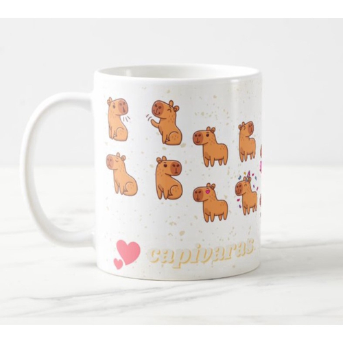 as canequinhas de capi mais fofinhas!! #capivara #capybara #caneca