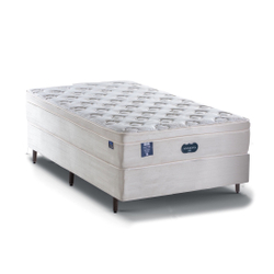 Cama Box com Colchão Solteiro Simmons Marbella 88x188 Menor preço em Cama Box com Colchão Solteiro Simmons Marbella 88x188