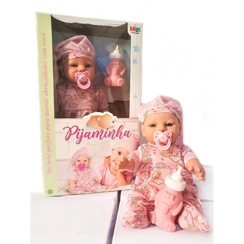 Boneca Bebê Com Amor 48cm Emite Sons De Bebezinho 258 - Super Toys em  Promoção na Americanas