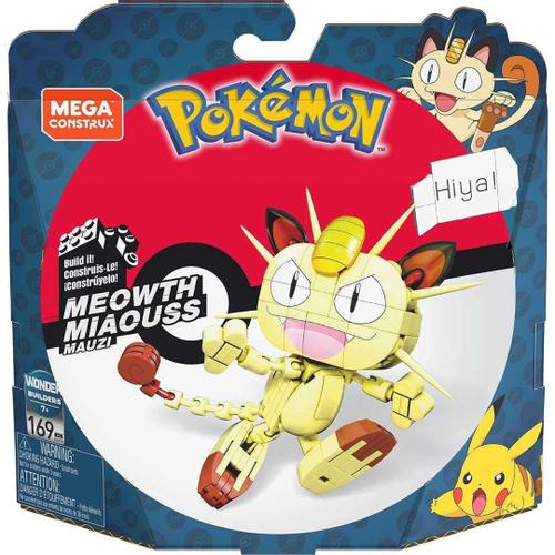 Mega Construx Pokémon Toxel Vs. Galarian Meowth Building Set