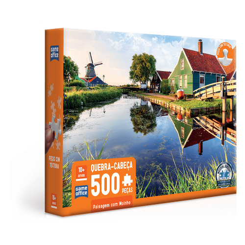 Quebra-cabeça Infantil Puzzle 260 Peças Paisagem De Inverno