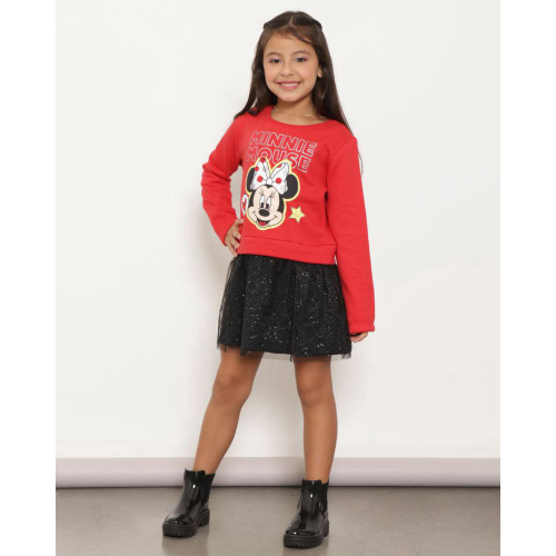 Vestido infantil hot sale moletom