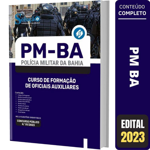 Apostila PM BA - Curso de Formação de Oficiais