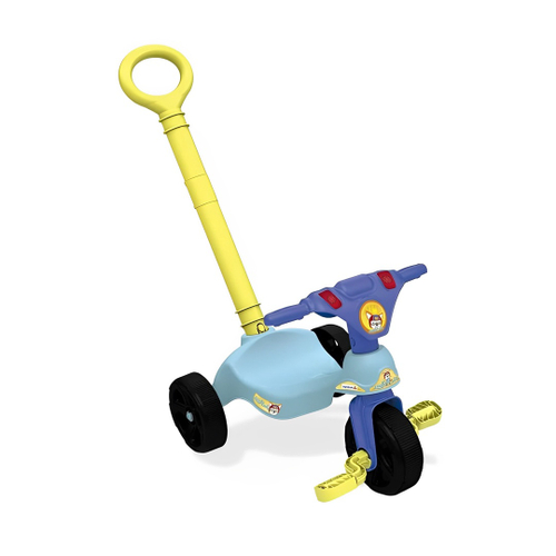 Motoca Triciclo Infantil com Empurrador Praia e Campo Bob Mar - Xplast