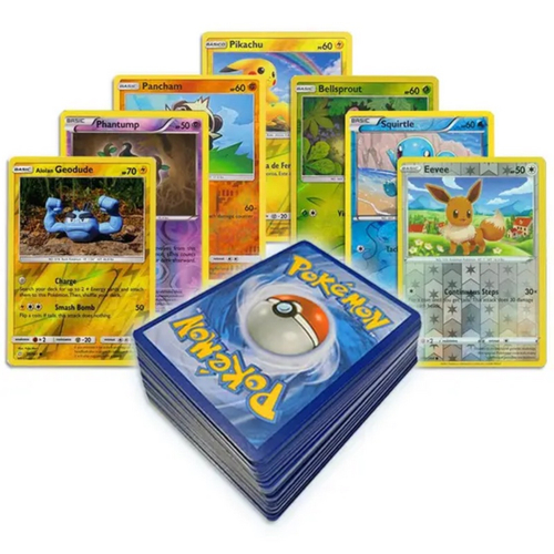 Pack de 100 Cartas Pokemon Original Sem Repetições Com 05 Brilhantes  Garantidas + Ultra Rara v/ex Garantida